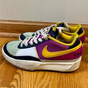 Nike JA 1 SE GS Welcome To Camp Multicolor Basketball Shoe Big Kids Size 4Y